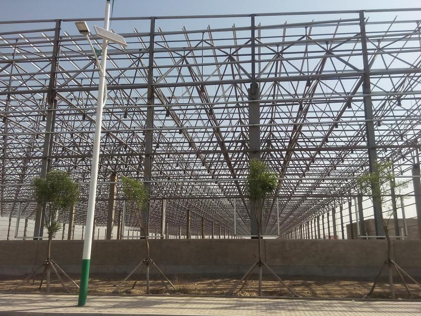 黄山汽车工业厂房网架