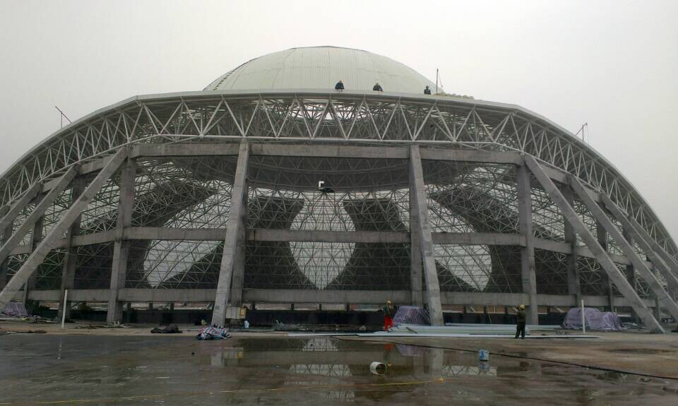 黄山温泉馆网架工程